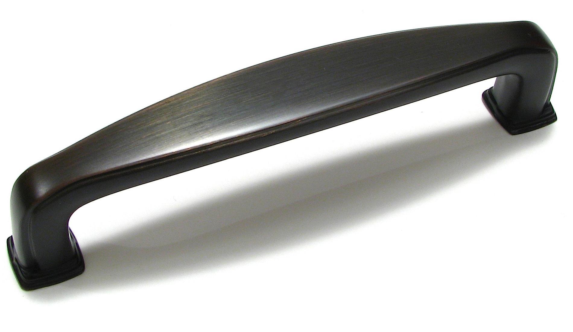 Pull - Transitional Arch Handle - 4" - Brushed Oil Rubbed Bronze