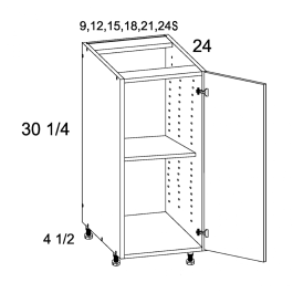 TWP-B21FH - Full Height Single Door Bases - 21 inch